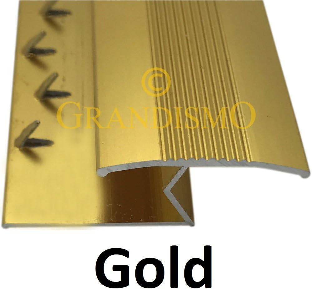 Grandismo® Z Section Carpet to Wood or Laminate Joining Strip Trim