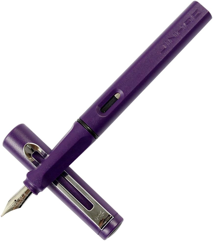 Ranvi 5099 Matte Purple Fountain Pen, 2 PCS, 1 x Fountain Pen,1 x Fine Fountain Pen, Gift Box - Image 4