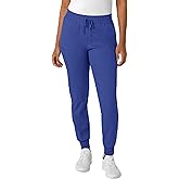 Wink Boundless Scrubs for Women, Jogger Scrub Pant - Galaxy Blue, 2X Petite