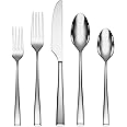 Cambridge 349620CNW12R Marlise Mirror 20-Piece Flatware Set, Service for 4,Silver