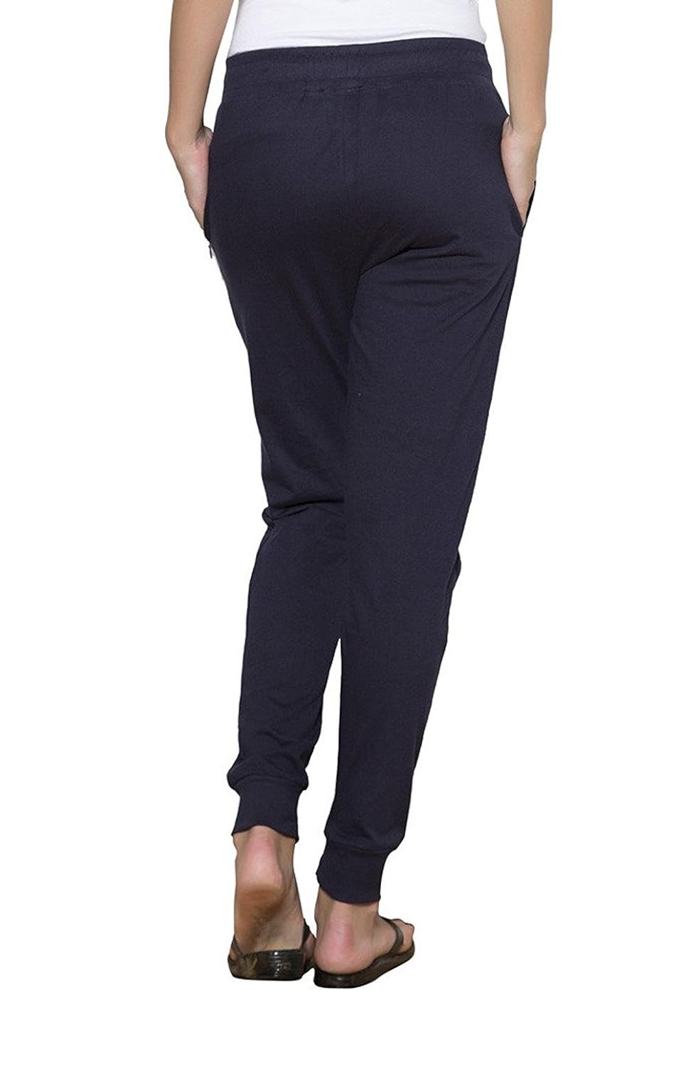 ace womens track pants women's cotton trouser,lowers,pajamas navy blue