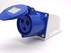 Industrial Socket Connector, 3 Pin Connector 32A