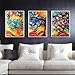 Cindere 3Pcs 7.9 x 11.8inch Oil Painting House Canvas Wall Art Landscape Painting Print on Canvas Wall Decoration Abstract Tree