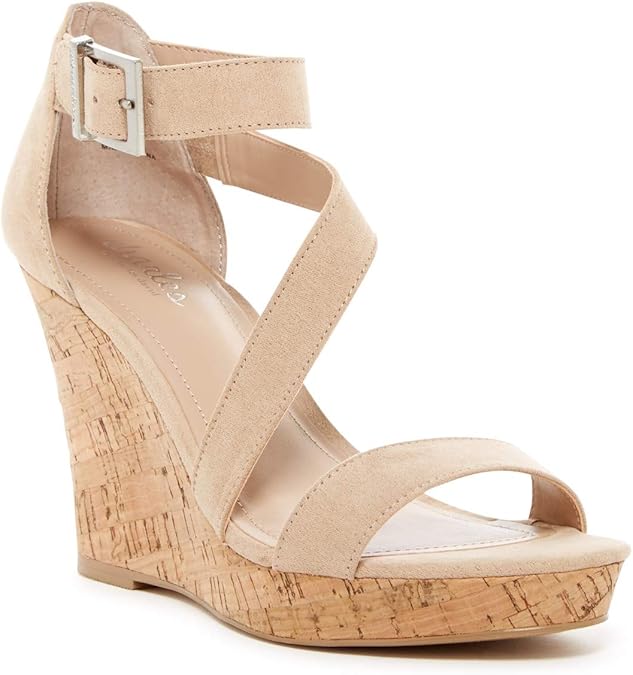 nude wedge shoes