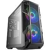 Cooler Master MasterCase H500M ARGB Airflow ATX Mid-Tower with Quad Tempered Glass Panels, Dual 200mm Customizable ARGB Light