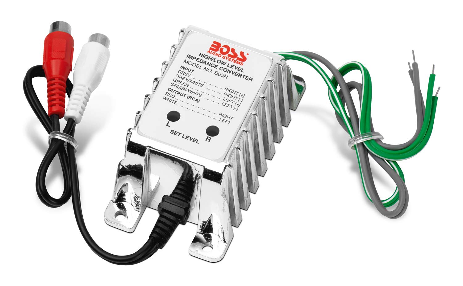 BOSS Audio Systems B65N High Level to RCA Converter Noise Filter for
