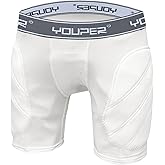 Youper Boys Youth Padded Sliding Shorts with Cup Pocket for Baseball, Football, Lacrosse