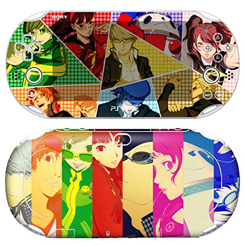 Premium Skin Decals Stickers For PlayStation VITA Slim 2nd Generation PCH-2000 Series Consoles Korea Made - POP SKIN Persona #03 + Free Gift Screen Protector Film + Wallpaper Screen Image