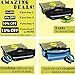 Running Belt with BONUS 2 Packs USB Rechargeable LED Safety Lights Armband - Reflective Waist Band - iPhone X 6 7 8 Phone Holder Fanny Pouch - Night Runners Gear/Accessories for Men and Women