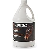 Canpressco Camelina Oil 4 L Jug | Omega 3 Oil Supplement for Equine, Canine and Feline Joint, Coat and Skin Health