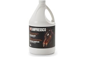 Canpressco Camelina Oil 4 L Jug | Omega 3 Oil Supplement for Equine, Canine and Feline Joint, Coat and Skin Health