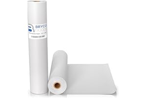 White Butcher Paper Roll - 18 Inch x 100 Feet - Food-Grade Kraft Paper Roll for Wrapping and Smoking Meat, BBQ, Sublimation -