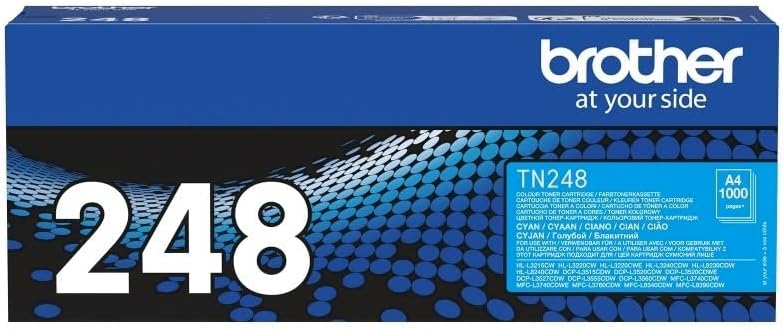 Brother TN-248C Cyan Toner Cartridge Single Pack Standard Yield