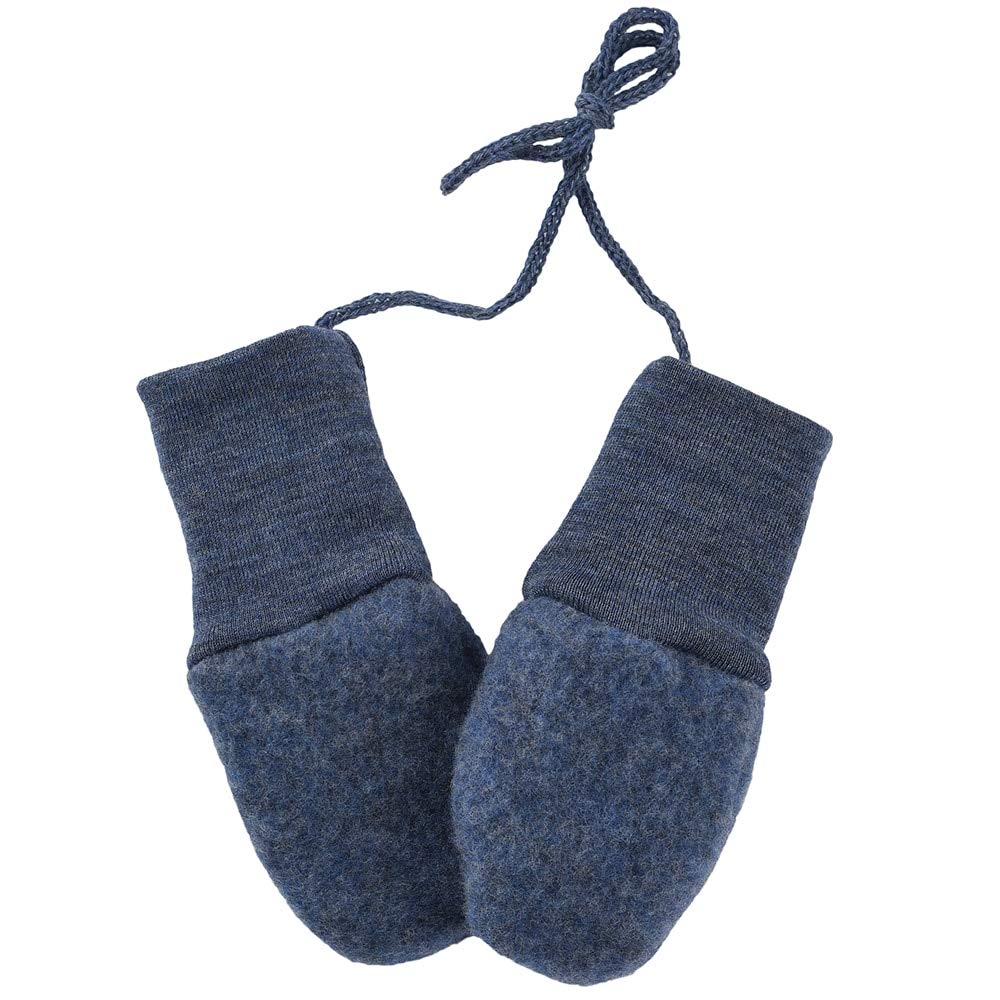 Buy Baby Thumbless Mittens Organic Merino Wool Snow Gloves with String