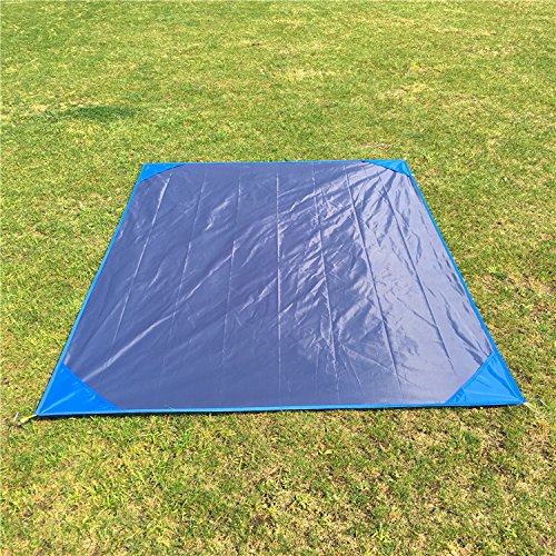 Survivalist Sand Proof Oxford Fabric Picnic Blanket Waterproof Sunshade Shelter Tent Footprint Ground Cover Beach Blanket Rain Fly Sheet Beach Mat - Thumbnail 5