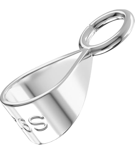 Egemmall 1PC De Plata Esterlina CZ Slider Colgante