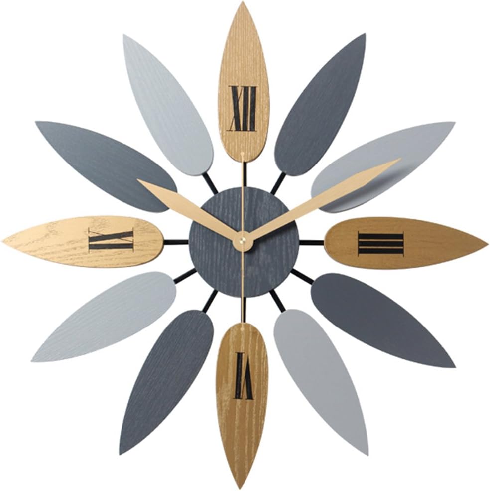 Silent Sweep Wall Clock Modern Nordic Wall Clock for Bedroom Kitchen Office