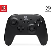 PowerA Wireless Controller - Nintendo Switch/Switch Lite/Switch-OLED Model, Nintendo Switch 2, Jet Black, Gamepad, Bluetooth, Motion Controls, Advanced Gaming Buttons, officially licensed