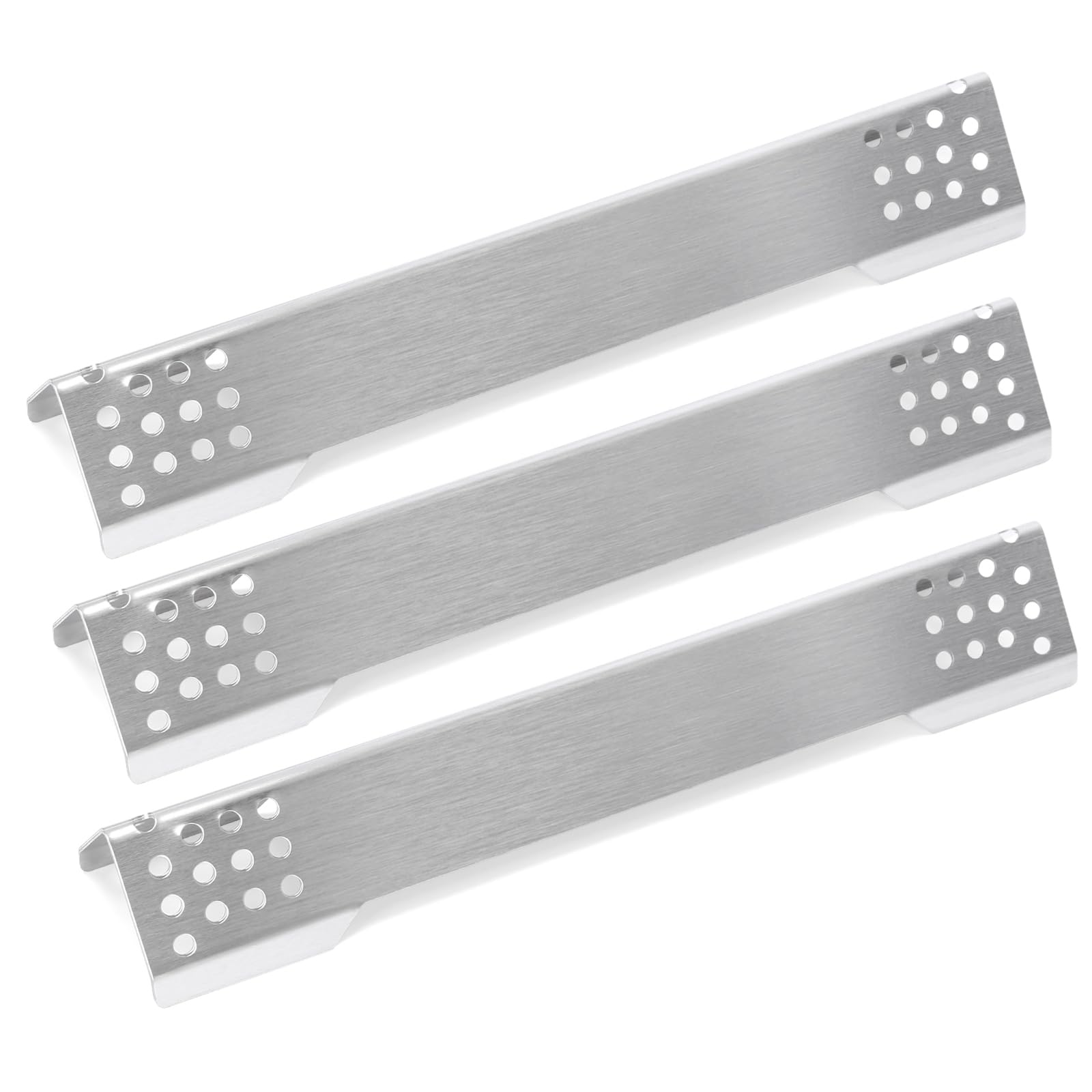 Denmay 40 cm Stainless Steel Burner Cover Replacement Parts for Rösle Videro G2, G4, G6, Sansibar Series, Stainless Steel Flame Distributor for Rösle Videro G3, G3-S, G3-S Nero, Vario+, Pack of 3