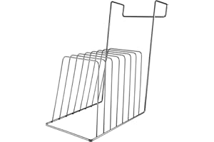 Kantek S3755 Cubicle Partition-Mounted 8-Compartment Incline Sorter, 15 x 15 x 7.5-Inches (Black)