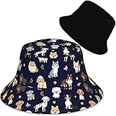 Zminciu Bucket Hat for Men Women Packable Reversible Printed Summer Hats