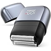 Foil Shavers for Men, Mini Electric Razors for Close Shaving Face with High Speed 3 Floating Blade Heads, USB C Fast Rechargeable Foil Shaver IPX7 Waterproof Wet Dry Travel Locked/Led Display