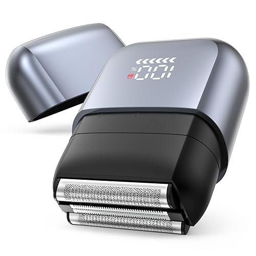 Foil Shavers for Men, Mini Electric Razors for Close Shaving Face with High Speed 3 Floating Blade Heads, USB C Fast Rechargeable Foil Shaver IPX7 Waterproof Wet Dry Travel Locked/Led Display