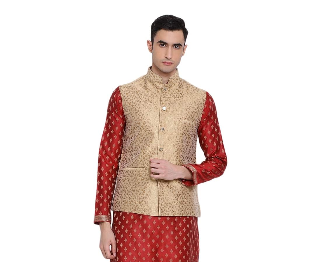 Sanwara Men's Silk Jacket Amazon.in Clothing & Accessories