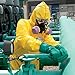 Kleenguard A70 Chemical Spray Protection Coveralls (00684) Suit, Hooded, Booted, Zip Front, Elastic Wrists, Size XL, Yellow, 12 Garments/Case
