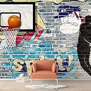 Wall Murals for Bedroom Abstract Banksy Street Art Removable Wallpaper Peel and Stick Wall Stickers - 66x96 inches