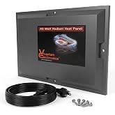 Vivarium Electronics Radiant Heat Panels Made in USA 40W&ndash;Premium Reptile Heater Mounts Easily with Included Screws Reptile Heat Panel, Snake Heater, Bearded Dragon, Gecko and Hermit Crab Accessories