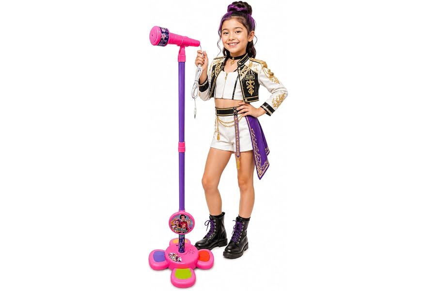 Kpop Theme. Kids Karaoke,Speaker,Microphone, Stand Vocal Mic for Singing, Ideal for Kpop Music Toy Enthusiasts Anime Character Theme-Rumi, mira, Zoey