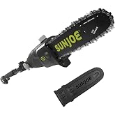 Sun Joe SWJ803E 10 inch 8.0 Amp Electric Multi-Angle Pole Chain Saw, Green