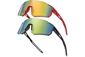 SEKKAF Youth Baseball Sunglasses for Boys Girls Age 6-12 Softball Cycling Sports Sunglasses for Kids Lightweight Frame