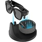KONAFEI 2-in-1 Charging Dock Compatible with Ray Ban Meta Display Smart Glasses &amp; Neural Band, Magnetic Fast Charger for RayBan Meta Display Glasses Accessories