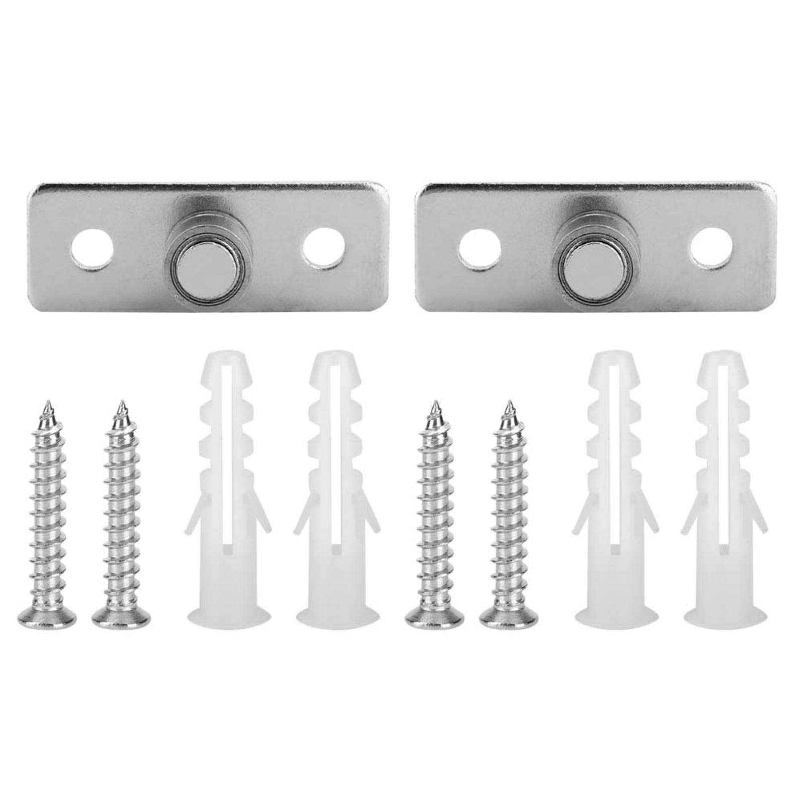 Barn Door Floor Guide, 2Pcs Stainless Steel Barn Door Roller Floor Guide Sliding Door Hardware Accessories