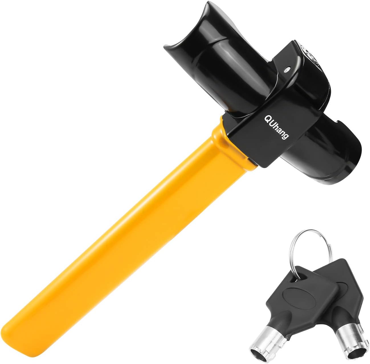 Universal Car Steering Wheel Lock, Anti Theft Device, Security Protection Safety Tool 2 Keys