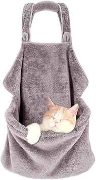 Amazon Kadahis ペット猫寝袋 抱っこ用エプロン いつも一緒ポケット 抱っこ紐 ペット寝袋 カンガルー 飛び出し防止 ペット外出用キャリー 暖かい ブランケット 防寒対策 Kadahis キャリーバッグ スリング 通販