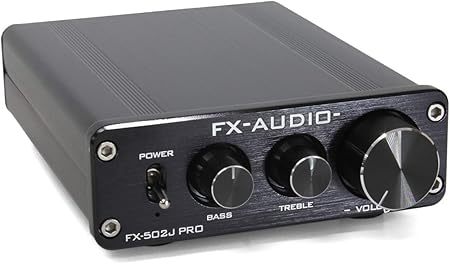 Amazon Co Jp Fx Audio Fx 502j Pro Tda7498搭載 50w 2ch トーンコントロール機能搭載プリメインアンプ ブラック 家電 カメラ