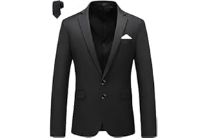 MOGU Men's Slim Fit Sport Coat Blazer Casual Formal Suit Jacket for Party Business Wedding Prom and Homecoming