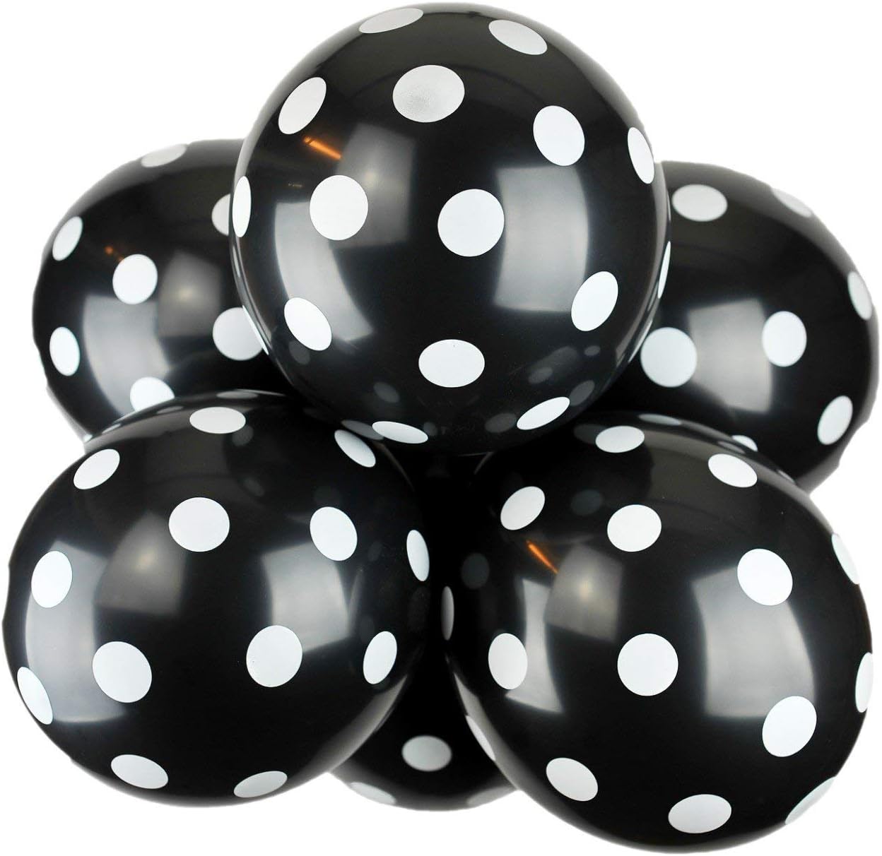 Happium 12" Assorted Latex Balloons Polka Dot