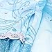Cotrio Elsa Dress Elsa Princess Dress up Princess Elsa Dresses Elsa Costume for Girls Size 100 (1-2, Blue)