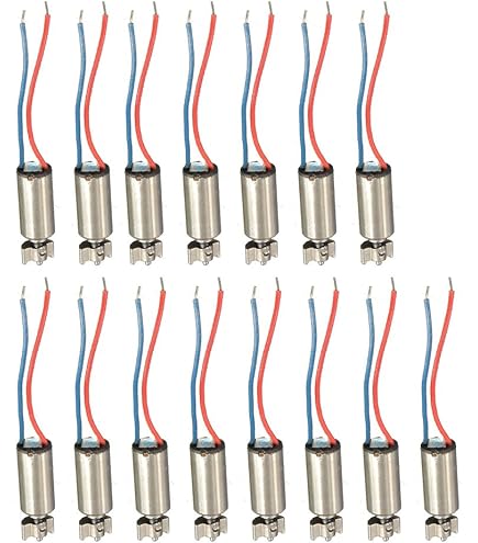Amazon.com: Vibration coin motor 12mm 7x 7pcs micro mini pancake cell 3mm  3v 7 Pieces B14 : Industrial & Scientific