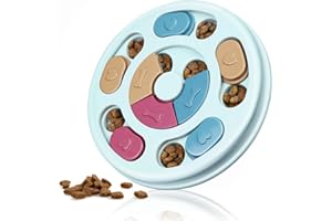 Dog Puzzle Toys, Interactive Dog Game, Dog Enrichment Toys for Puppy Mentally Stimulating Treat Dispenser Dog Treat Puzzle Fe