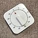 Demarkt Mechanical Kitchen Timer/60 Mins/White