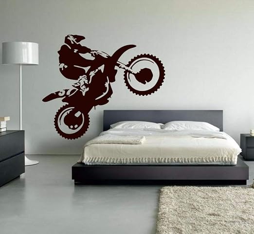 Motocross Vinilo Pared Pegatina Motocicleta Moto Pared Calcomanias