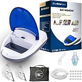 BEC NEBULIZER for Home Use | Health Canada Licensed | Proudly Canadian | Compact Jet, Piston Compressor Nebulizer for Adults
