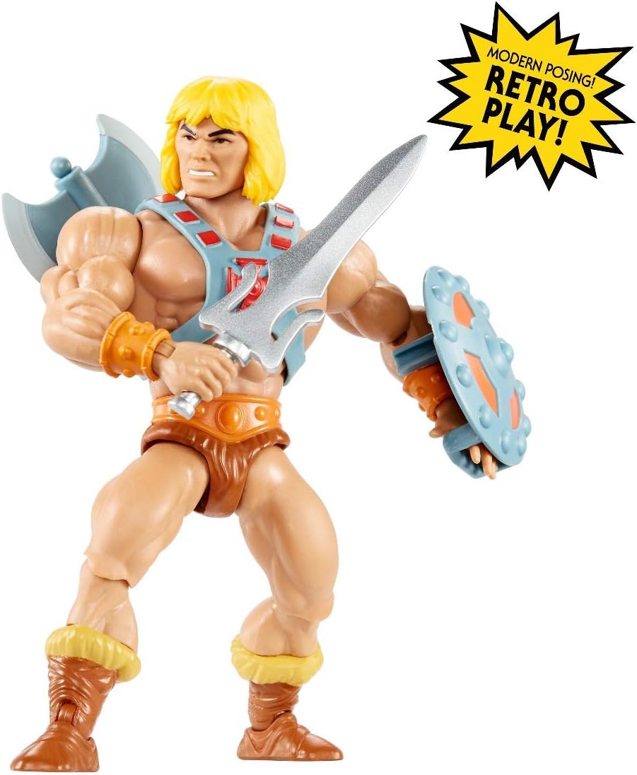 Masters of the Universe Origins He-Man Action Figure, 5.5 inch (Pack of 1) - Image 3