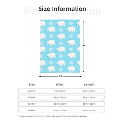 Duduho Cute Polar Bears with Snowflakes Baby