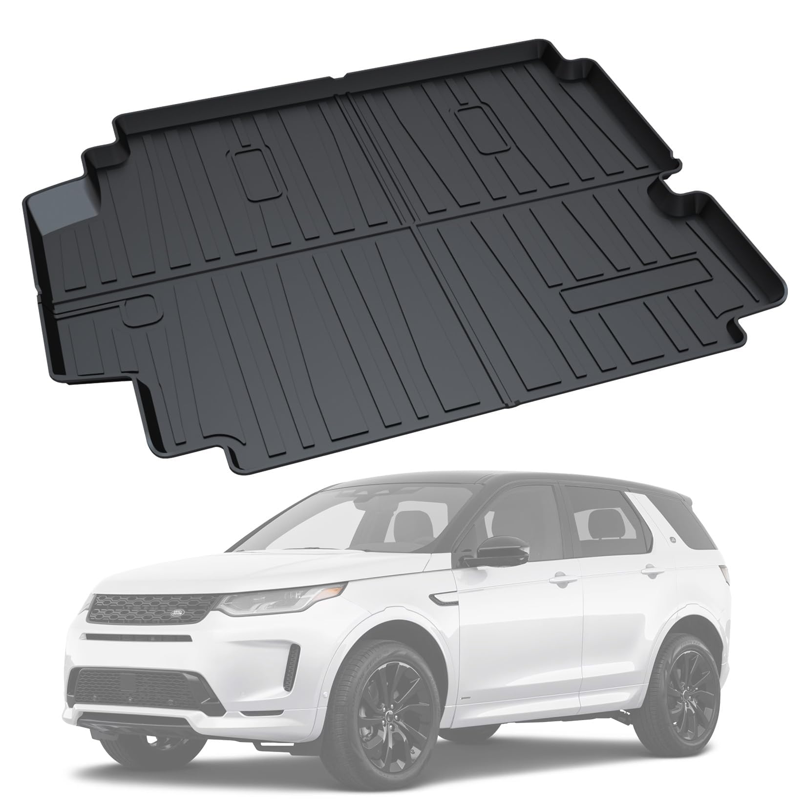 Rear Trunk Mat for Discovery 5 2017-2025, PSLER Vehicle Rear Cargo Liner Trunk Tray Floor Mat